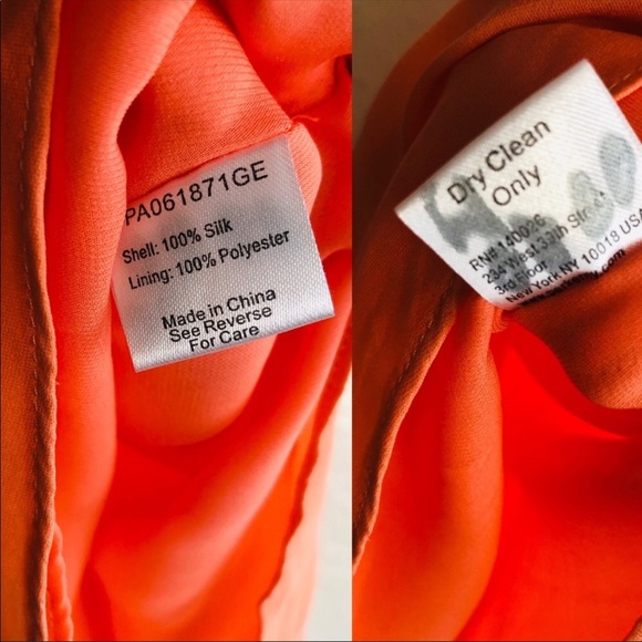 NEW Parker orange flowy racerback tank top size XS - Picture 7 of 8